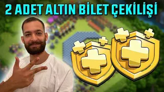 2 ADET ALTIN BİLET ÇEKİLİŞİ YAPIYORUZ ! CLASH OF CLANS