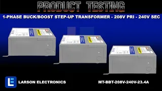 1-Phase Buck/Boost Step-Up Transformer - 208V Primary - 240V Secondary - 23.4 Amps - 50/60Hz