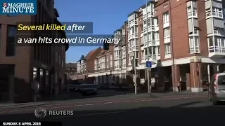 Several killed after a van hits crowd in Germany