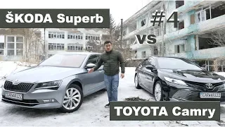 Обзор ŠKODA Superb vs. TOYOTA Camry -  CARWARZZZ с Зангаром Абай, 4 выпуск