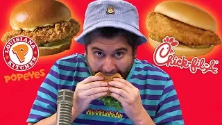 Popeye's vs Chick-Fil-A Taste Test