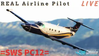 Pilatus PC12 | SWS | REAL Airline Pilot | Sim Update 14 | Premium Freight | #msfs2020 #sws #pc12