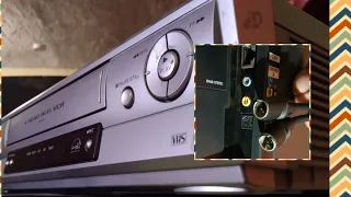 Conectando video VHS a una TV sin entradas RCA