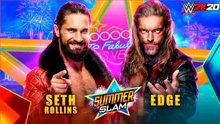 EDGE VS SETH ROLLINS SUMMERSLAM 2021| WWE2K20