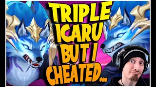 Triple Icaru... but I CHEATED. (Summoners War)