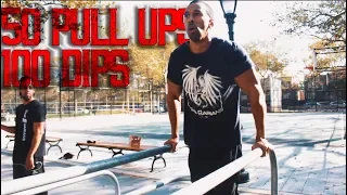 ZEF DOES THE 5 Minute Drill | 50 Pull ups 100 Dips