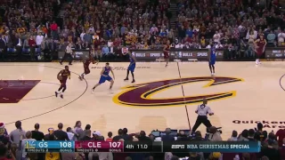 Kyrie Irving hits the Gamewinner against the Warriors on Christmas Day!