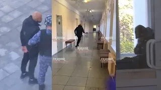 Бухой мужик ворвался в школу. Real video