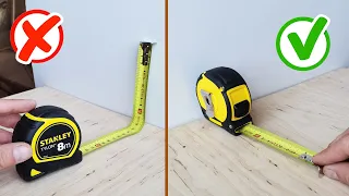 6 Tape Measure Tricks. Measuring Tips You Have To Know