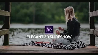 How To Create 3D Elegant Slideshow In Adobe After Effects  - No Third party Plugin