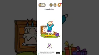 Brain Find Level 92 happy birthday