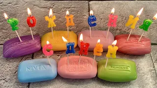 Happy birthday to me 💗 С Днём Рождения меня 🎀 Режу супер мягкое мыло 🎉 Cutting super soft soap