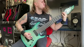 Agile 9 String Unboxing |  DOOM OST - At Dooms Gate/E1M1 [9 String Guitar Cover]