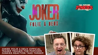 JOKER: FOLIE A DEUX (Official Trailer) Popcorn Junkies Reaction TAKE 3! Nadia Reacts & Calls MADDIE!