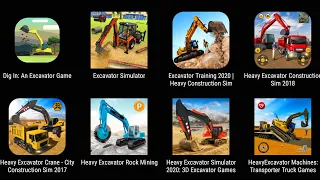 Dig In An Excavator Game,Excavator Simulator,Excavator Training 2020 Heavy Construction Sim