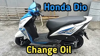 Honda Dio: Paano mag palit ng engine oil at gear oil | How to change engine oil and gear oil for dio