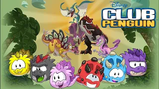 HATCHING ALL DINO PUFFLES | Club Penguin - NewCP