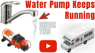 Water Pump Air Bleed Motorhome / RV / Caravan