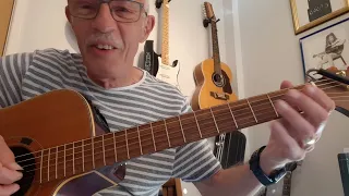 Wasted Years Tutorial on My Iron Maiden Acoustic Version.