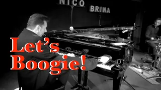 STOMO BOOGIE - NICO BRINA live at Mahogany Hall Bern (drums Tobias Schramm) boogie woogie