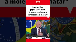 Presidente Lula critica jogos violentos: “É game ensinando a molecada a matar”