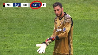 The Day Donnarumma Saved His Team at the Last Minute