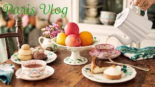 お茶とケーキと苺🍓のお皿🍰 /自分の気持ちを大切にする1日の過ごし方/パリ暮らしvlog