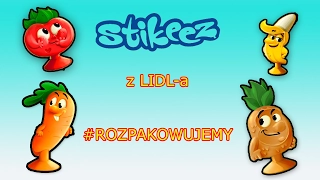 Stikeez figurki - owoce i warzywa dla dzieci z LIDL-a