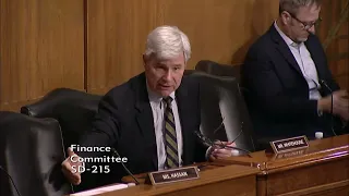 Sen. Whitehouse Questions HHS Secretary Becerra in a Finance Committee Hearing