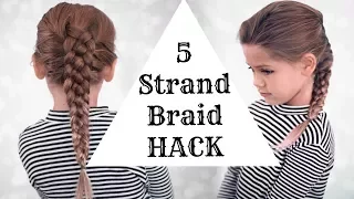 5 Strand Braid HACK!