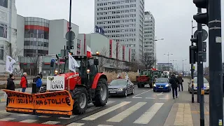 Protest rolników w Łodzi