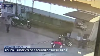 BRIGA DE TRÂNSITO: POLICIAL APOSENTADO E BOMBEIRO TROCAM TIROS