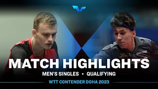 Maciej Kolodziejczyk vs Andreas Levenko | MS Qual | WTT Contender Doha 2023