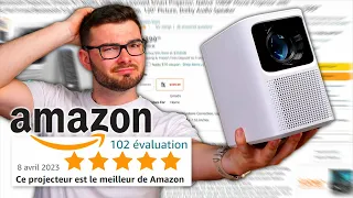 Je TESTE le PROJECTEUR le MIEUX NOTÉ D'AMAZON ! (emotn N1)