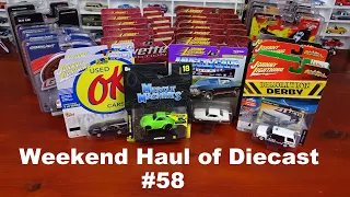 Weekend Haul of Diecast #58 Johnny Lightning, Greenlight, Race Champions  and Muscle Machines