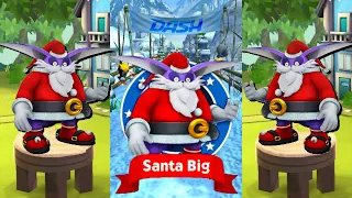 Sonic Dash - Santa Big Fully UPGRADED Unlocked - All New 32 Characters Unlocked