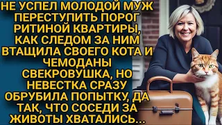 Сразу после свадьбы, свекровь заявилась с чемоданом в невесткину квартиру, но...