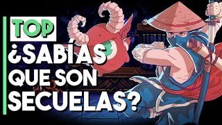 8 SECUELAS de VIDEOJUEGOS que QUIZÁS NO SABÍAS QUE ERAN SECUELAS