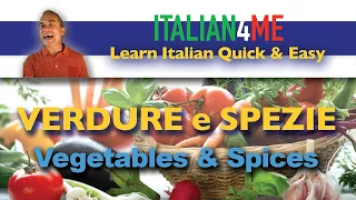 VERDURE e SPEZIE | Vegetables & Spices | Vocabulary | Italian lesson with Flashcards