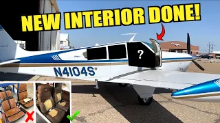 New Custom Interior For Our Beechcraft Bonanza F33A! (Design + Install)