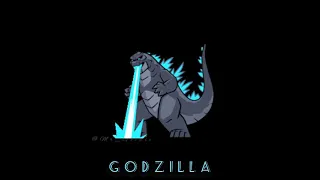 Godzilla vs Megalodon vs Giant squid vs Mosasaurus #Shorts #Godzilla