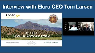 Eloro Resources' Potential World-Class Silver-Tin Property in Bolivia.