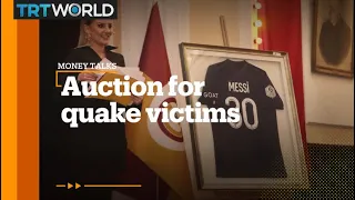 Turkish football team Galatasary hosts charity auction for earthquake victims