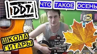 ДДТ-Что такое осень НА ГИТАРЕ 🎸 Школа гитариста