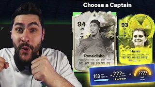 AM CONSTRUIT UN DRAFT RECORD MONDIAL DE 121 CU THUNDERSTRUCK RONALDINHO IN FC 24