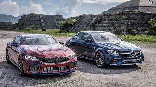 Forza Horizon 5 Drag race: BMW M8 Competition vs Mercedes-AMG E63 S