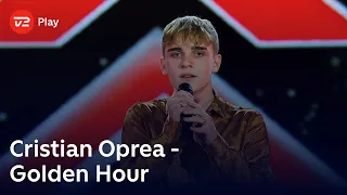 Cristian Oprea synger ’Golden Hour’ - JVKE (6 Chair Challenge) | X Factor 2024 | TV 2