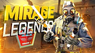 MOST LEGENDARY PRO MIRAGE CS:GO PLAYS