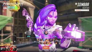 GM 2 RANK! SUREFOUR INSANE SOMBRA GAMEPLAY OVERWATCH 2