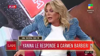 La contundente respuesta de Yanina Latorre a Carmen Barbieri luego de querer hacerle juicio